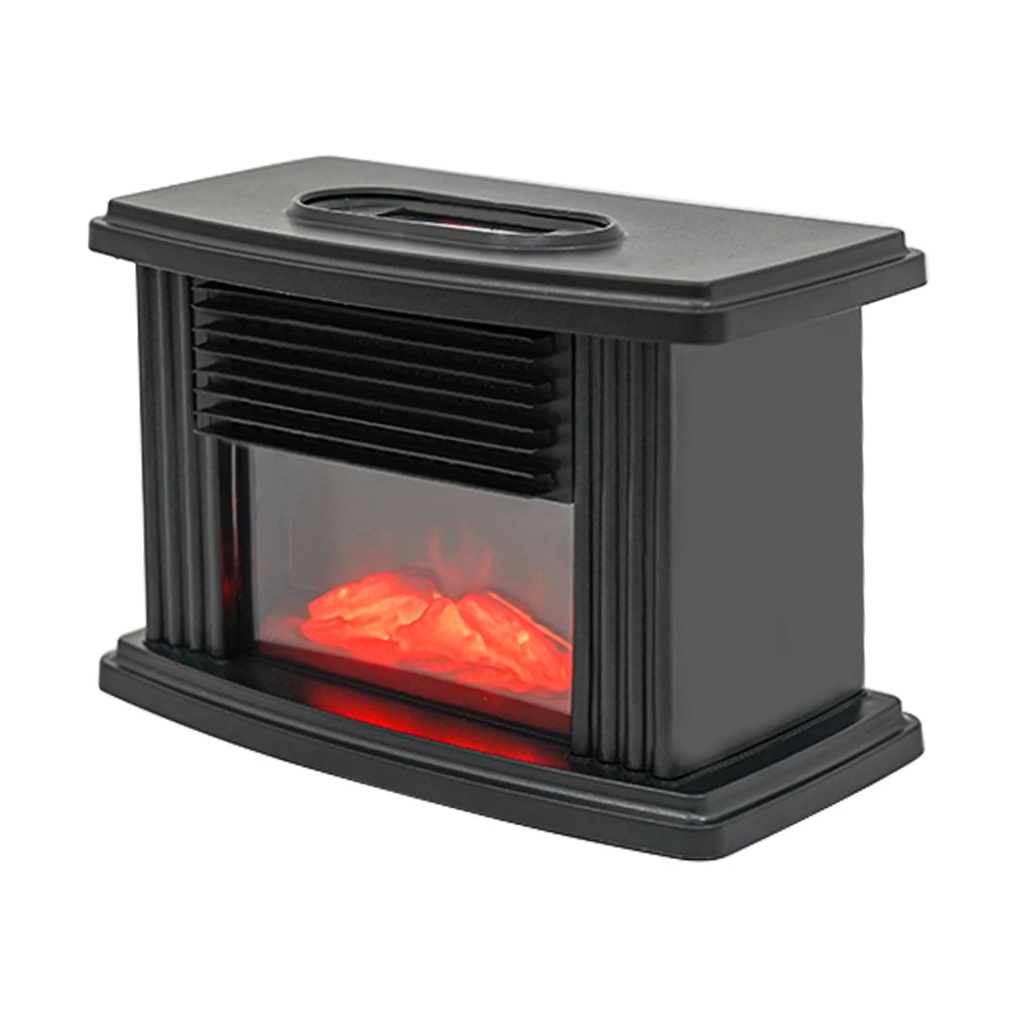 1000W Electric Flame Heater Fireplace Air Heater 3 Gear Space Heater Stove for Living Rooms, Bedrooms, Basements, Rvs