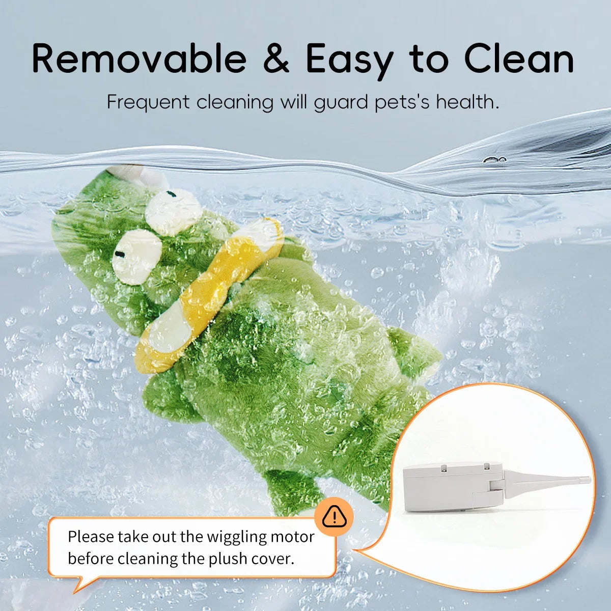 Interactive Dog Toys with Automatic Flapping Plush Squeaky Toys for Dog Durable Teething Toys Indoor Self-play Ipawspace