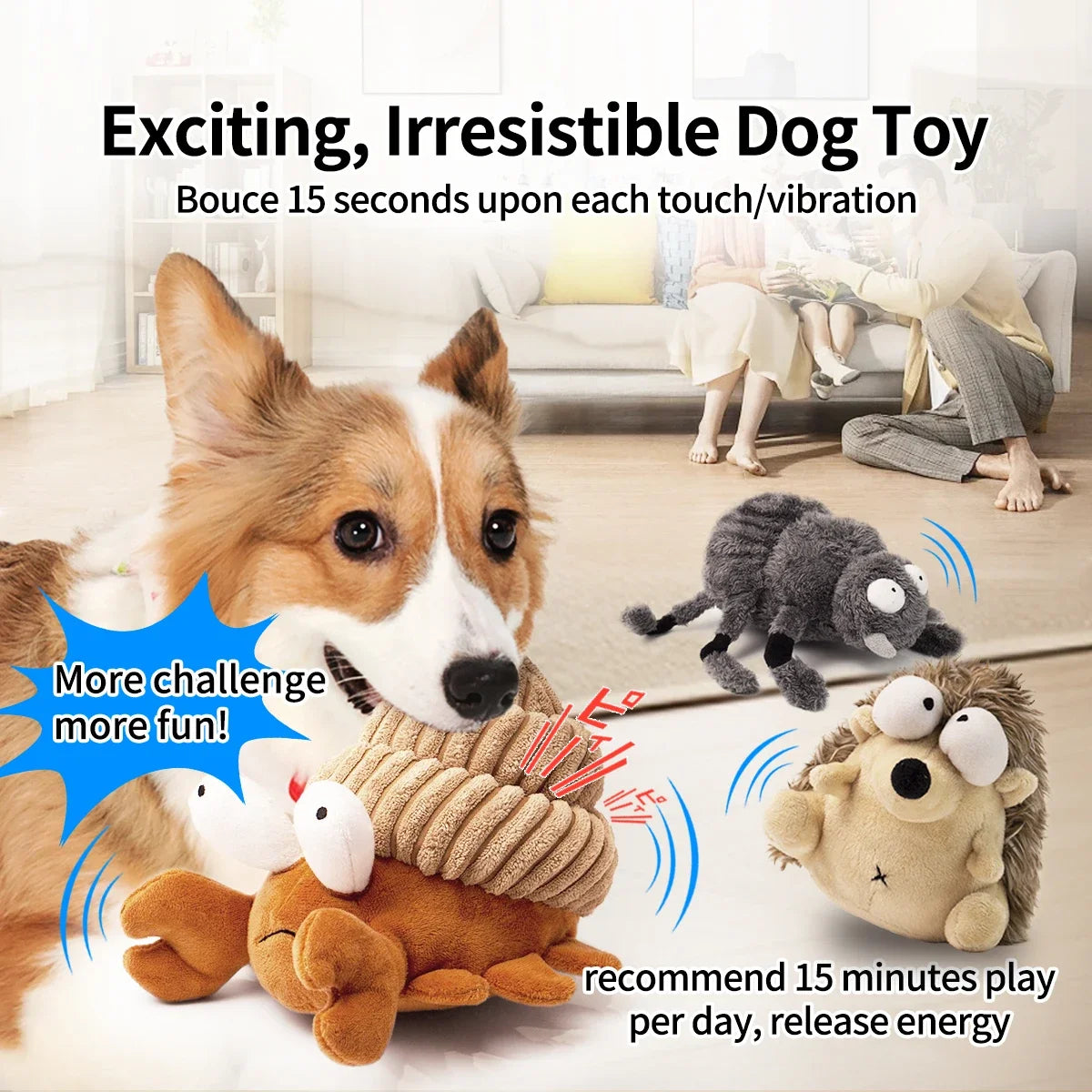 Interactive Dog Toy Plush Dog Toy Dancing Dog Toy Ball Dog Toy Dog Chew Toy Dog Fetch Toy Plush Puppy Toy Small Dog Toy
