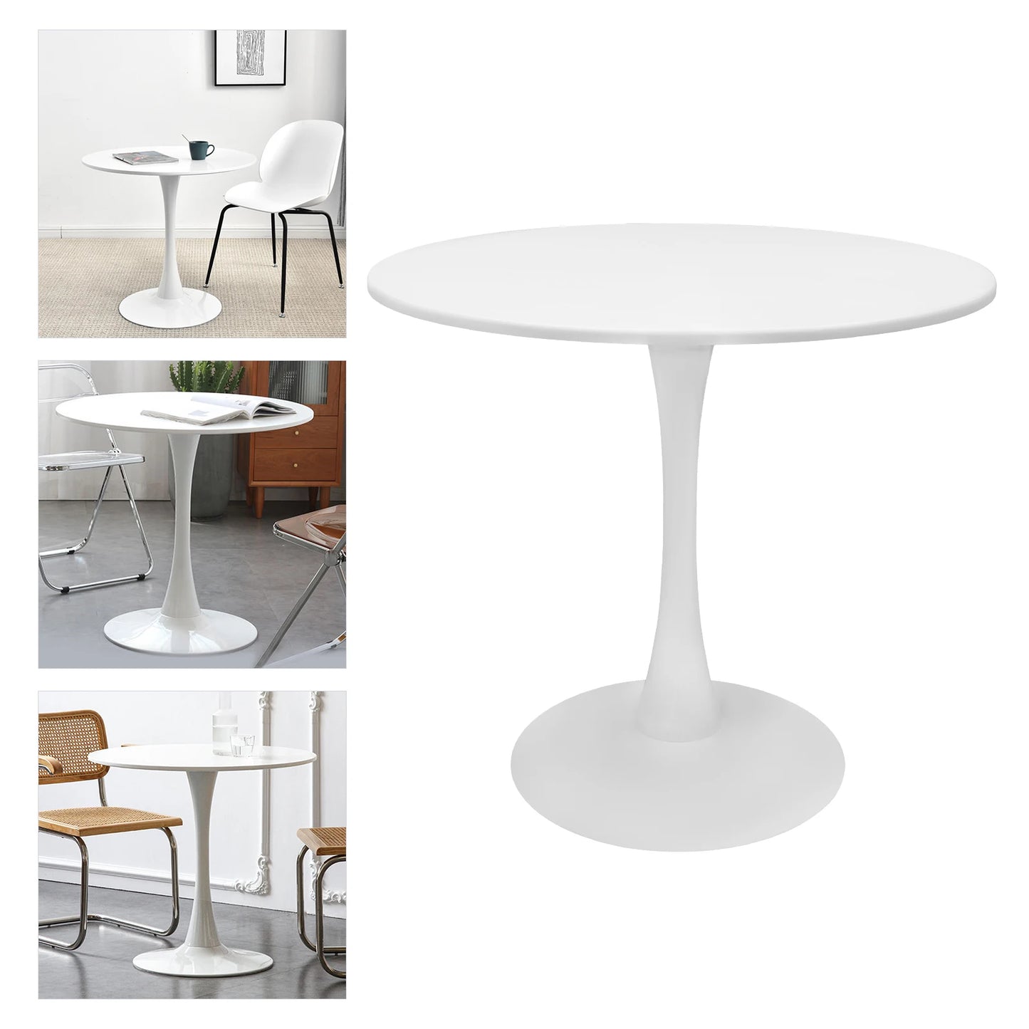 "White Coffee Table - Stylish and Modern Casual Living Room Table for Home Decor"