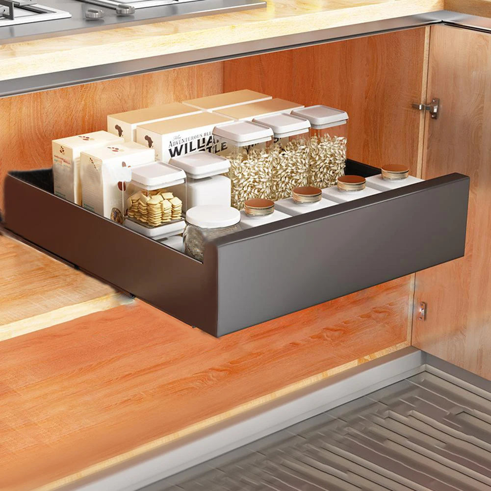 Pull Out Cabinet Organizer Carbon Steel Pull Out Drawers For Cabinets Slide Out Pantry Shelves For Kitchen Bathroom