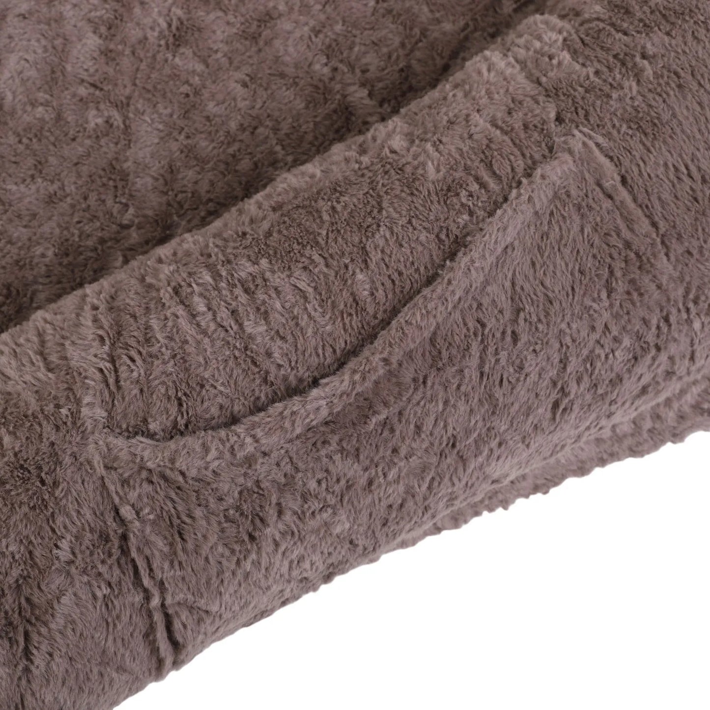 Human Dog Bed Adult Human Dog Bed with Blanket and Pocket for Humans Giant Washable Non Slip Bottom Comfortable Plush Dog Bed