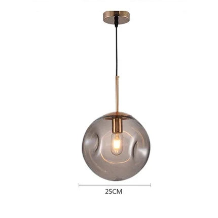 Nordic Modern Pendant Lights Creative Glass Ball Hanging Lamp For Dining Room Bedroom Bar Decor Loft Luminaire Light Fixtures