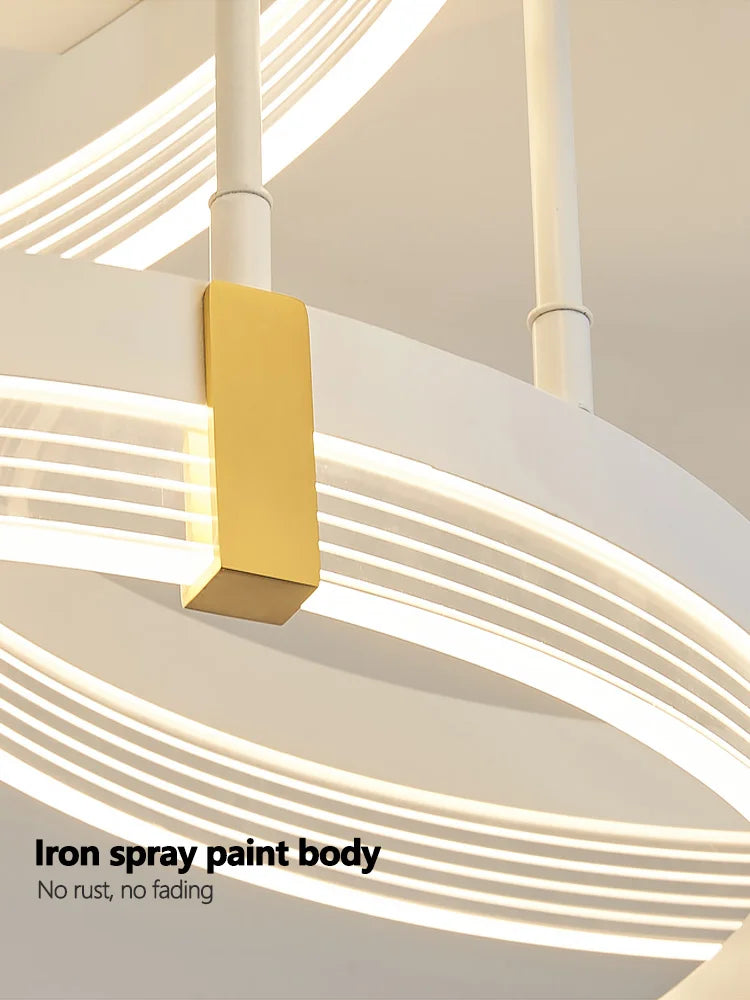 Living room lamp 2023 new Nordic lamps simple modern atmospheric lighting ceiling creative bedroom lamp ceiling lamp LED lights