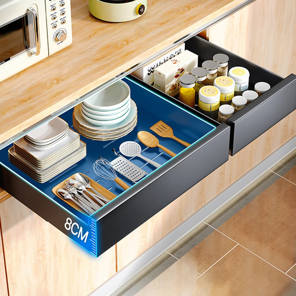 Pull Out Cabinet Organizer Carbon Steel Pull Out Drawers For Cabinets Slide Out Pantry Shelves For Kitchen Bathroom