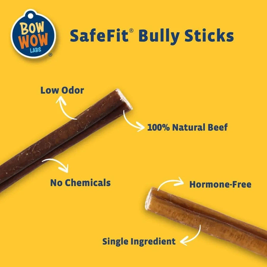 Bow Wow Labs New Bow Wow Buddy Starter Kit AntiChoking Bully Stick Safety Device for Dogs L