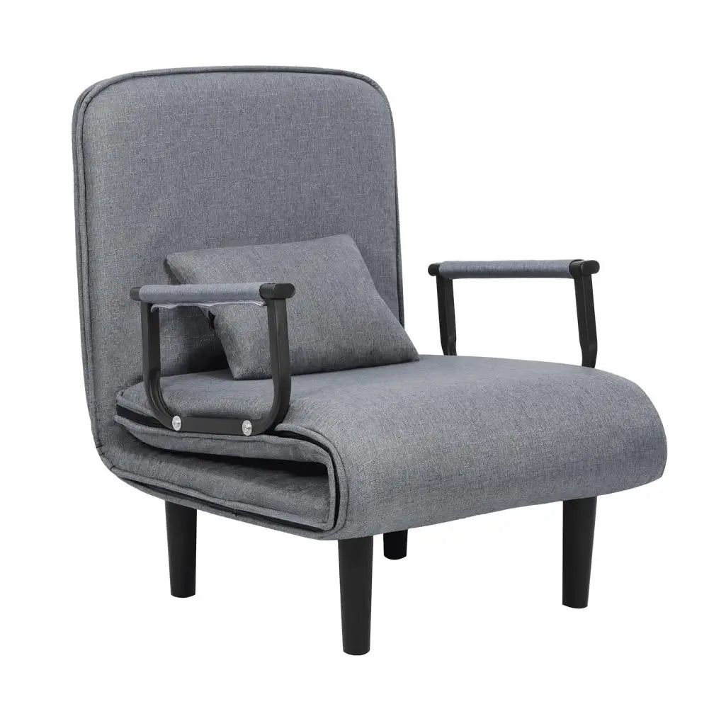 3 in 1 Sofa Bed, Zipper Closure Cover Armchair Bed, Convertible Sofa Bed with Adjustable Backrest, Fold Out Chair Bed for Apartm