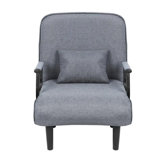 3 in 1 Sofa Bed, Zipper Closure Cover Armchair Bed, Convertible Sofa Bed with Adjustable Backrest, Fold Out Chair Bed for Apartm