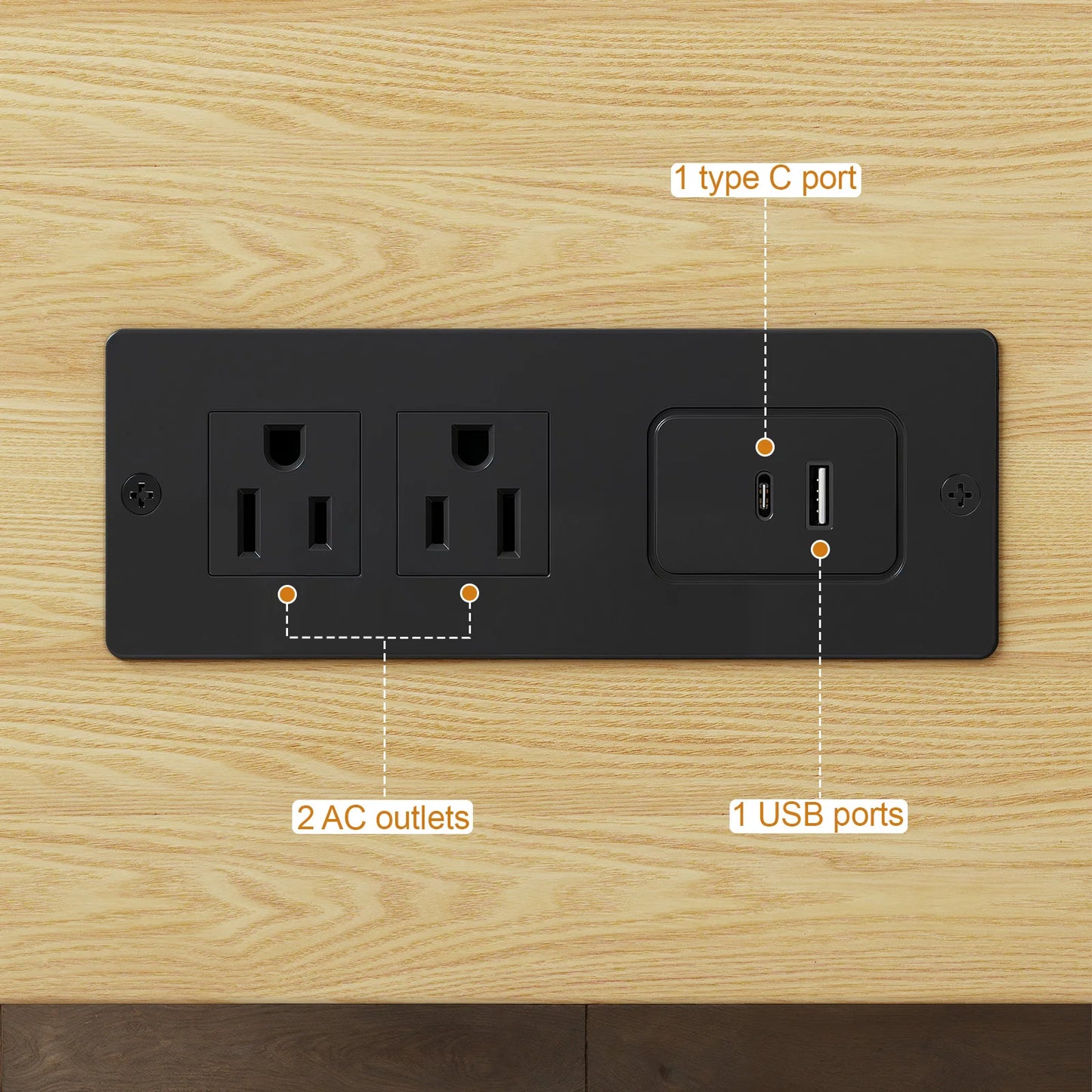 69" TV Stand w/ Power Outlet for TVs up to 80",Entertainment Center w/ Storage & Drawer,TV Console w/ Adjustable Shelves