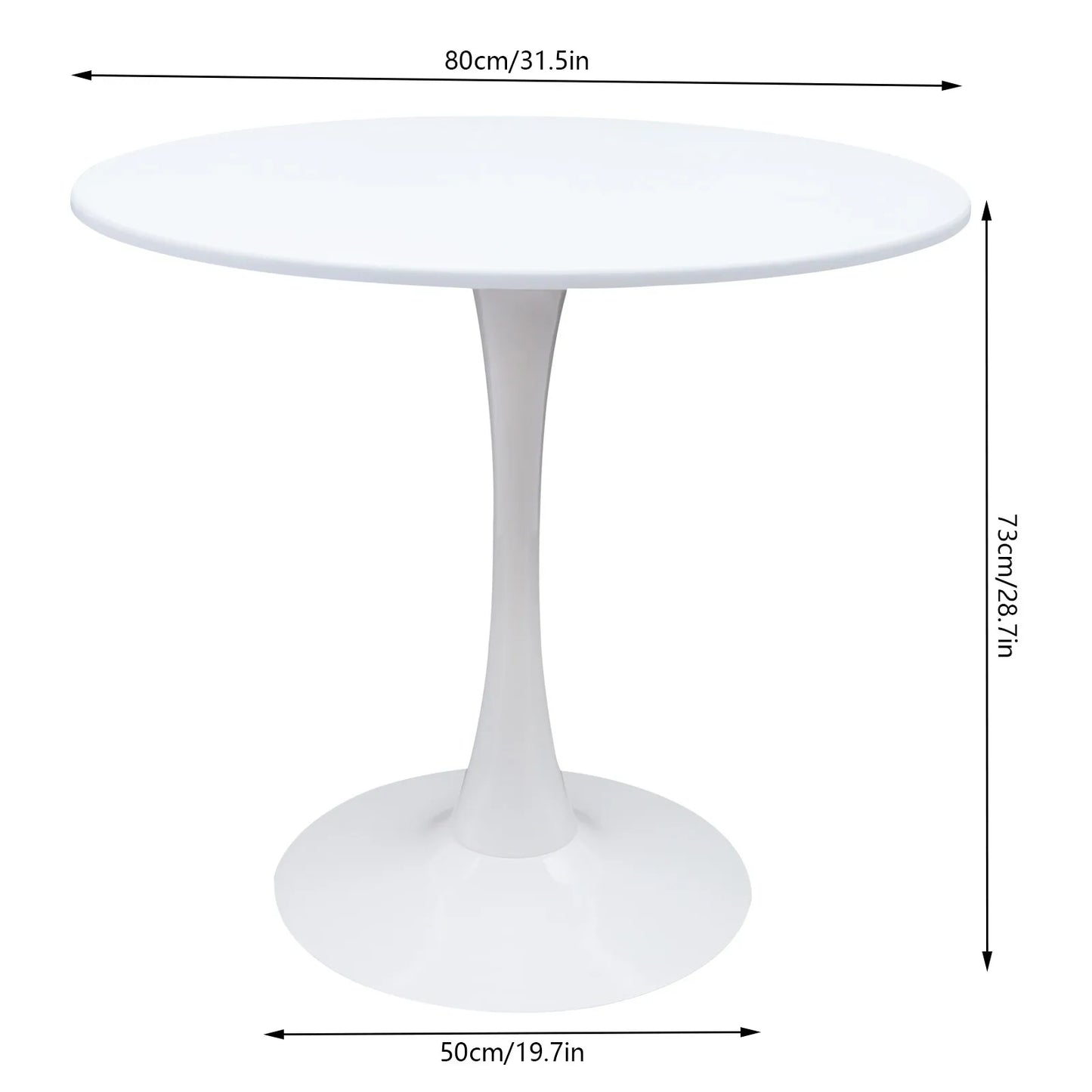 "White Coffee Table - Stylish and Modern Casual Living Room Table for Home Decor"