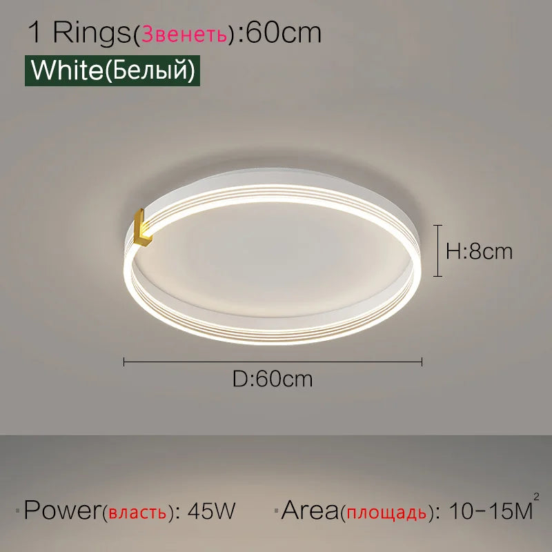 Living room lamp 2023 new Nordic lamps simple modern atmospheric lighting ceiling creative bedroom lamp ceiling lamp LED lights