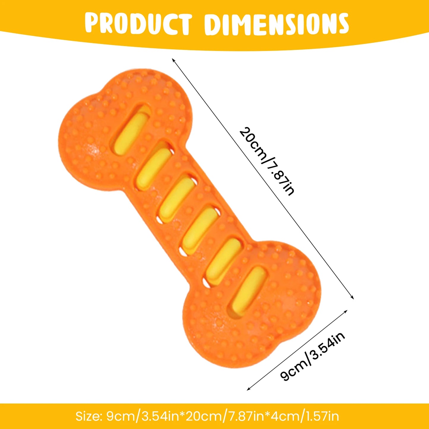 3Pcs Teeth Cleaning Molar Stick Squeaky Bones Interactive Massage Toothbrush Dog Toy Textured Teething Bone Puppy Chew Toy