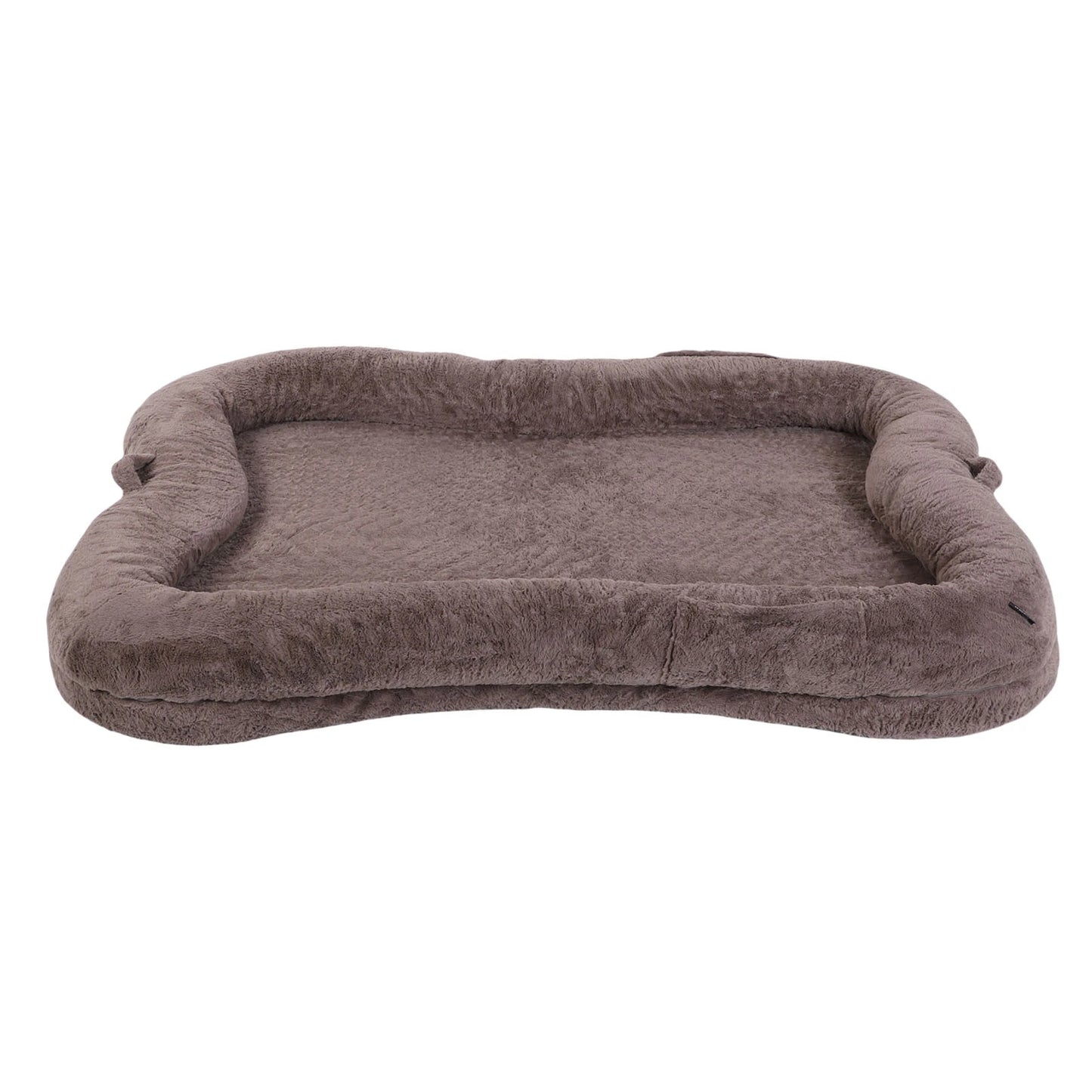 Human Dog Bed Adult Human Dog Bed with Blanket and Pocket for Humans Giant Washable Non Slip Bottom Comfortable Plush Dog Bed
