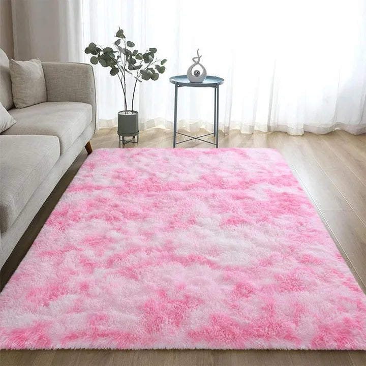 Lochas Super Soft Plush Tie Dye Velvet Rugs for Home Decor Large Size shaggy Rug Fluffy Carpet For Living Room Bedroom Kids Room