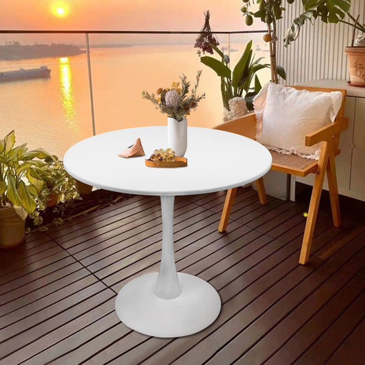 "White Coffee Table - Stylish and Modern Casual Living Room Table for Home Decor"