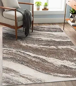 Lagos Collection 7983 Blue 8x10 Art Deco Area Rug