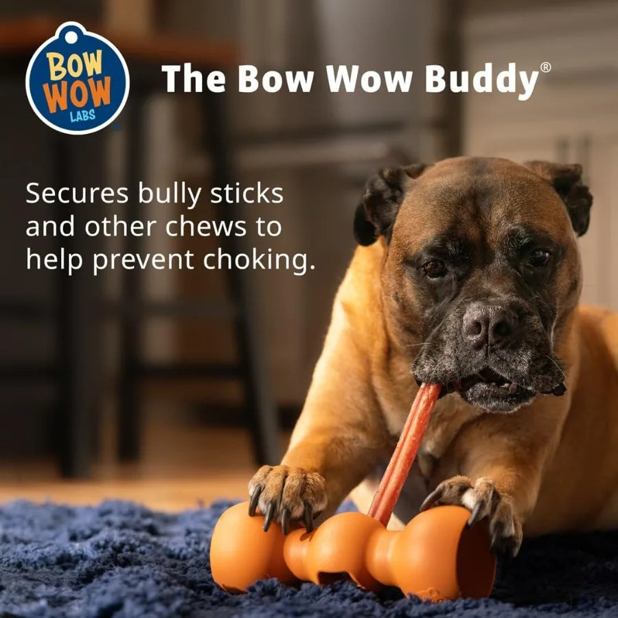 Bow Wow Labs New Bow Wow Buddy Starter Kit AntiChoking Bully Stick Safety Device for Dogs L