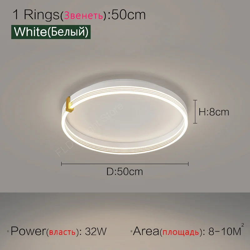 Living room lamp 2023 new Nordic lamps simple modern atmospheric lighting ceiling creative bedroom lamp ceiling lamp LED lights