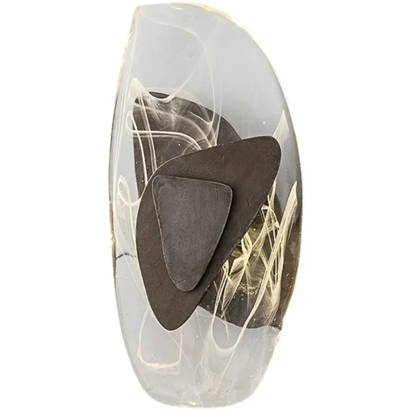 Luxury Modern Crystal Black/Gold Wall Lamp Designer Creative Art Bedroom Living Room Background Bedside Porch Indoor Fixtures