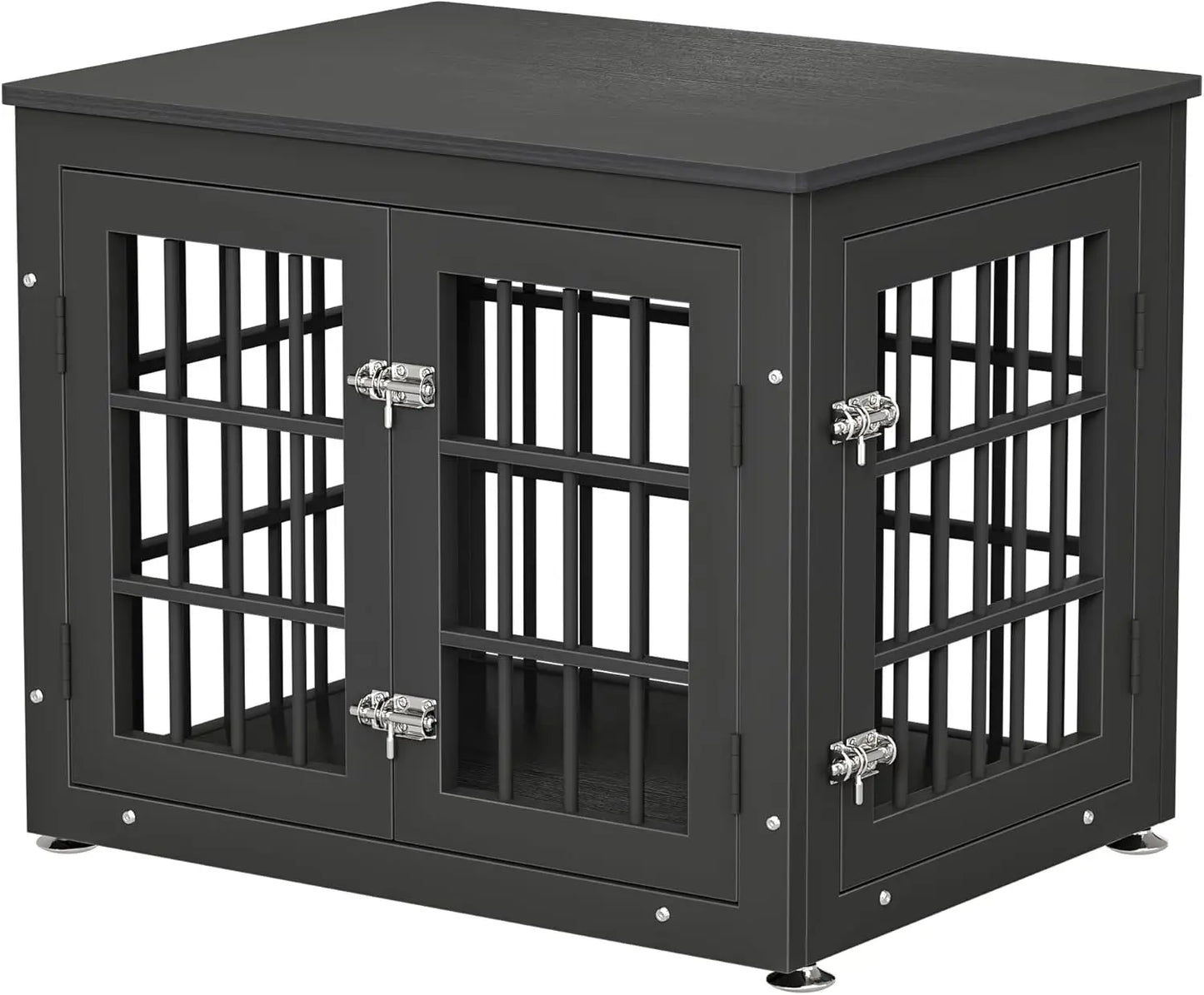 Heavy Duty Dog Crate Furniture for Small Dogs, Decorative Pet House End Table, Wooden Cage Kennel Furniture Indoor
