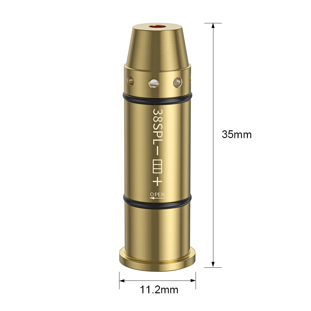 38SPL red dot laser training equipment with dry powder, tactical aiming practice skill development tool for hand enhancement