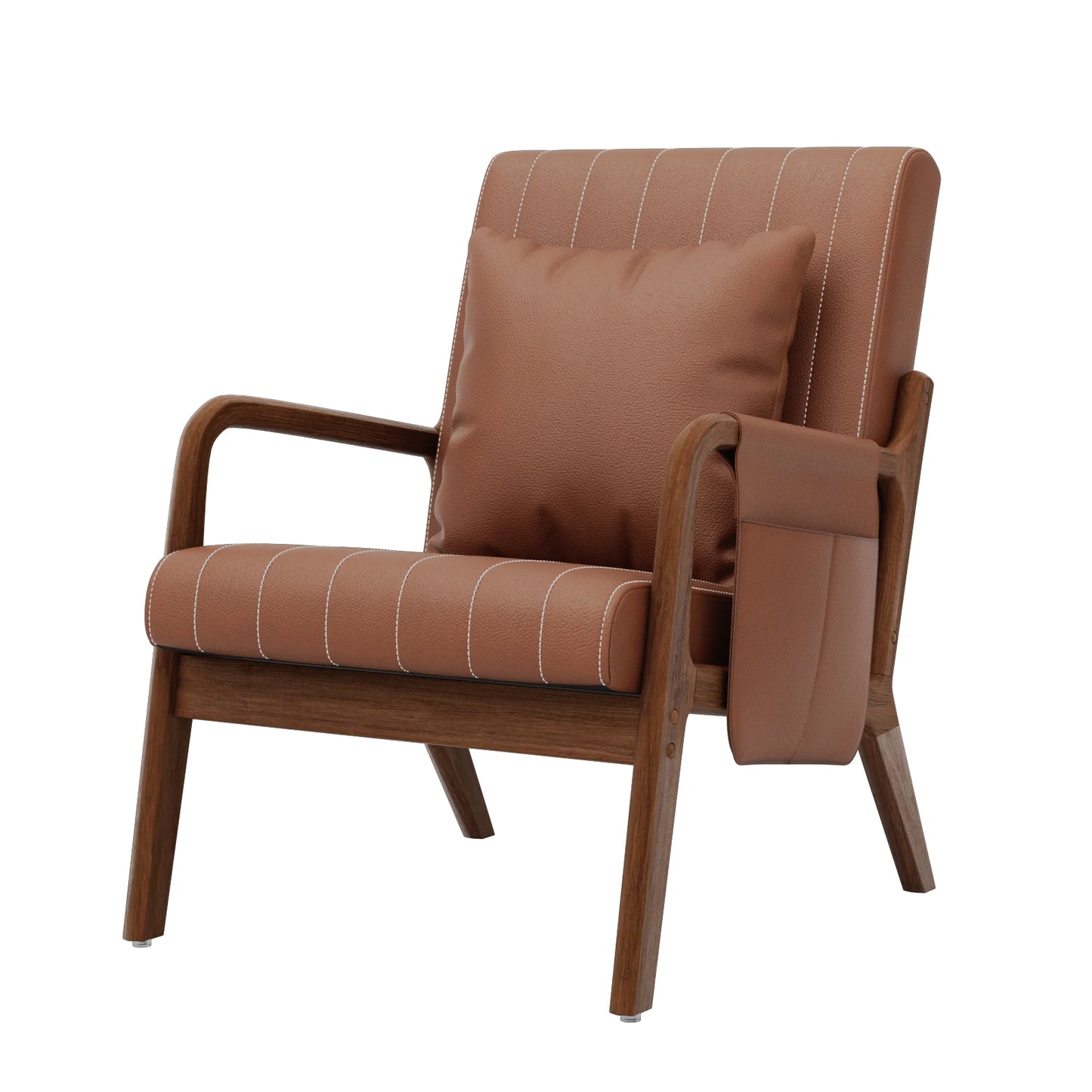 Accent Chairs for Living Room Bedroom, Accent Chair,Mid Century Modern Chair, Arm Chair with Wood Frame & Soft Cushion