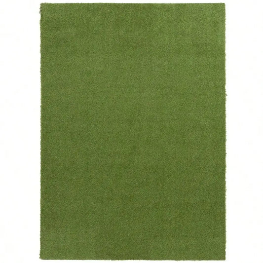 5x7 Green Faux Grass Outdoor Rug for Patio Deck Yard Soft Durable Artificial Lawn Mat