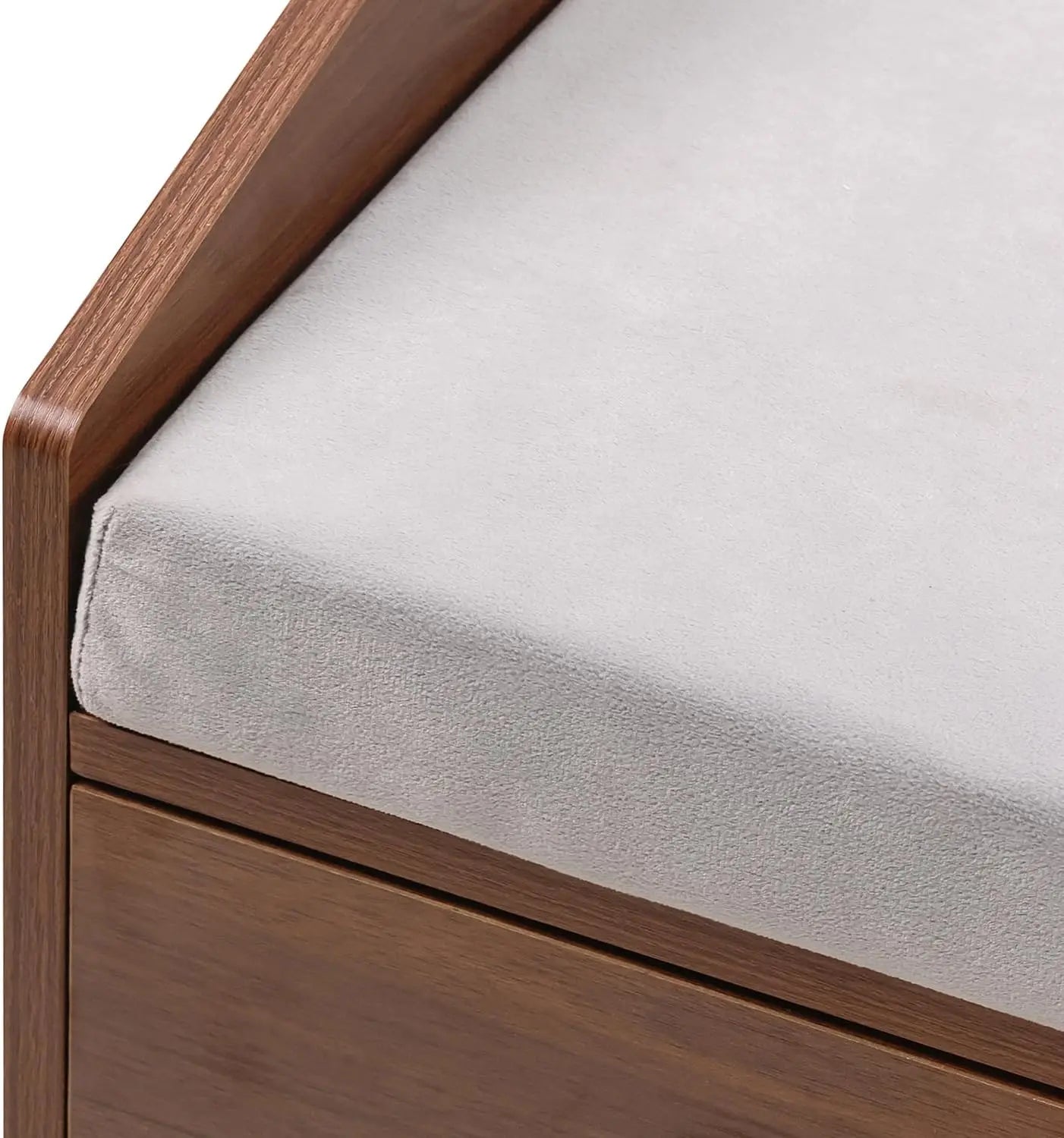 Elevated Dog Beds Frame with Mattress, Raised Wood Pet Bed Sofa Indoor for Large Medium Small Dogs Cats (Grey)